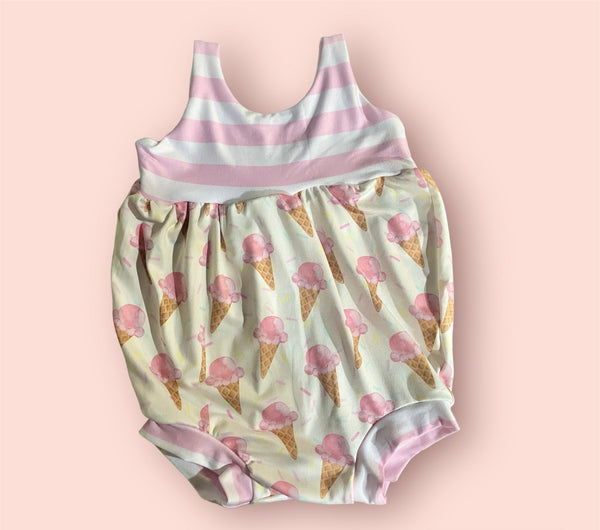 Strawberry ice cream Sinclair Romper